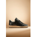 Golden Goose Ball Star in Black Nappa With Black Glitter Star and Suede Heel Tab Golden Goose Ball Star in Black Nappa With Black Glitter Star and Suede Heel Tab