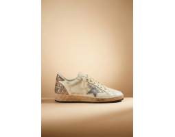 Ball Star White Silver Metallic Gold Glitter