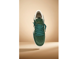 Ball Star in Green Suede With White Leather Star and Heel Tab Ball Star in Green Suede With White Leather Star and Heel Tab