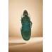 Golden Goose Ball Star in Green Suede With White Leather Star and Heel Tab