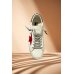 Golden Goose Super Star With Red Suede Star And Green Leather Heel Tab