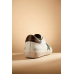 Golden Goose Super-Star With Green Leather Star and Gray Leather Heel Tab Golden Goose Super-Star With Green Leather Star and Gray Leather Heel Tab