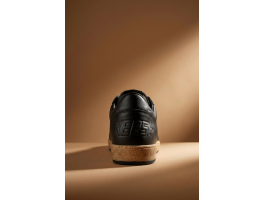 Ball Star in Black Nappa With Suede Star and Nappa Heel Tab