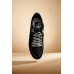 Golden Goose Ball Star in Black Nappa With Suede Star and Nappa Heel Tab Golden Goose Ball Star in Black Nappa With Suede Star and Nappa Heel Tab