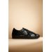 Super-Star in Black Nappa With Suede Details and Black Foxing