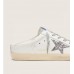 Super-Star Sabot with Platinum Glitter Star and Suede Tongue Super-Star Sabot with Platinum Glitter Star and Suede Tongue