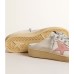 Golden Goose Ball Star Sabots in White Nappa with Old-rose Leather Star Golden Goose Ball Star Sabots in White Nappa with Old-rose Leather Star