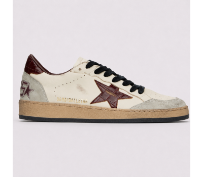 Golden Goose Ball Star Cherry Crocodile Star and Heel Tab Golden Goose Ball Star Cherry Crocodile Star and Heel Tab