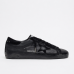 Super-Star in Black Nappa With Suede Details and Black Foxing
