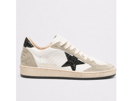 Ball Star in Nappa and Suede with Black Glitter Star and Heel Tab Ball Star in Nappa and Suede with Black Glitter Star and Heel Tab