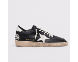 Ball Star in black nappa with white leather star and heel tab