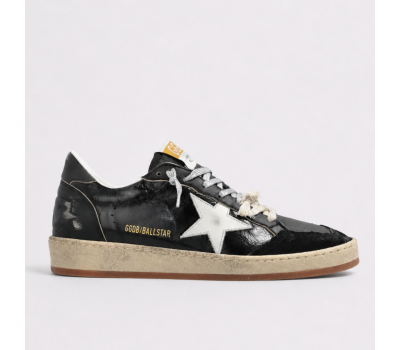 Golden Goose Ball Star Black Destroyed Toe Golden Goose Ball Star Black Destroyed Toe