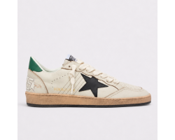 Ball Star With Black Leather Star and Green Leather Heel Tab Ball Star With Black Leather Star and Green Leather Heel Tab