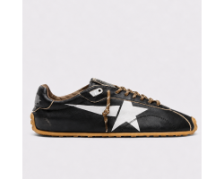 Marathon Speed Black Leather Silver Star Marathon Speed Black Leather Silver Star