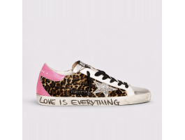 Super-Star Glitter Silver Pink Tiger Print Sneakers Super-Star Glitter Silver Pink Tiger Print Sneakers