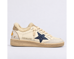 Ball Star Winter - With Blue glitter star and Dove-Gray heel tab Ball Star Winter - With Blue glitter star and Dove-Gray heel tab