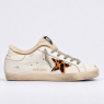 Super Star Winter -  White Shearling Leopard Print Pony
