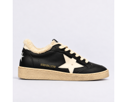 Ball Star Winter - Black Nappa with White Leather Star Ball Star Winter - Black Nappa with White Leather Star