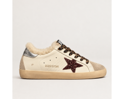 Super Star Winter - Burgundy Glitter Star and Silver Heel Tab Super Star Winter - Burgundy Glitter Star and Silver Heel Tab