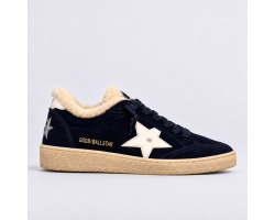 Ball Star Winter - Blue Suede with White Leather Star and Heel Tab Ball Star Winter - Blue Suede with White Leather Star and Heel Tab