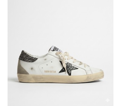 Golden Goose Super-Star Croco-Print Star