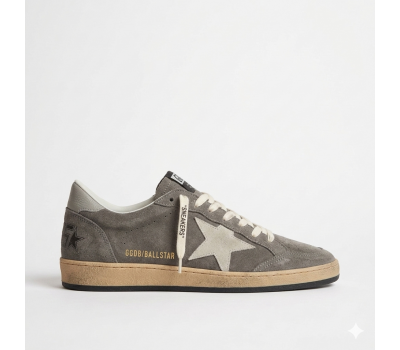 Golden Goose Ball Star Grey Cream