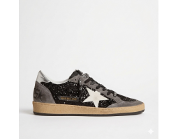 Ball Star Black Glitter Grey White