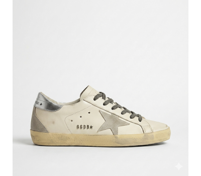 Golden Goose Super-Star White Silver Golden Goose Super-Star White Silver