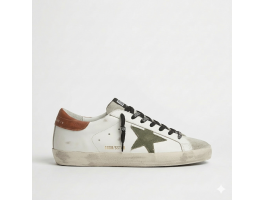 Super-Star With Olive Green Canvas Star