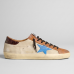 Super-Star LTD With Light Blue Star And Crocodile-Print Heel Tab