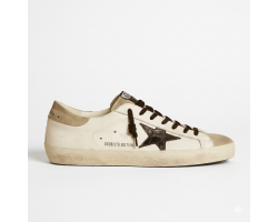 Super-Star Black Croc-Print Star