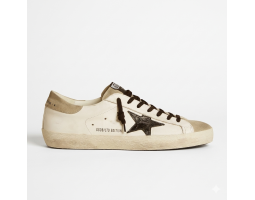 Super-Star Black Croc-Print Star