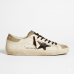 Golden Goose Super-Star Black Croc-Print Star
