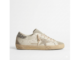 Super-Star Gray Silver Glitter Heel Tab