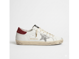 Super-Star Beige Silver Glitter Star