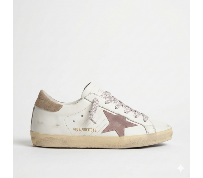 Golden Goose Super-Star Pech Pink Star