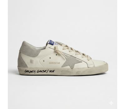 Golden Goose Super-Star With White-Grey-Ice Golden Goose Super-Star With White-Grey-Ice