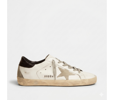 Golden Goose Super-Star Black Heel Tab