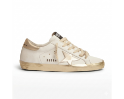 Super-Star Donna Con Foxing Sparkle Dorato