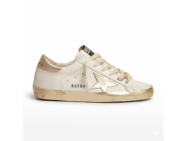 Super-Star Donna Con Foxing Sparkle Dorato