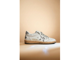 Ball Star White Star and Glitter Heel Tab