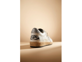 Ball Star White Star and Glitter Heel Tab