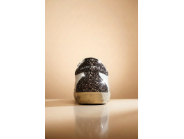 Super-Star Wmns White Silver Black Glitter