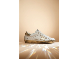 Super-Star Donna Con Foxing Sparkle Dorato