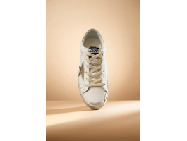 Super-Star Donna Con Foxing Sparkle Dorato