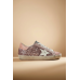 Golden Goose Super-Star in Silver Glitter With Leather Star and Heel Tab