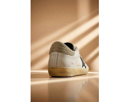 Super-Star Black Croc-Print Star