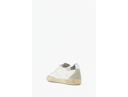 Super-Star With Gold Glitter Star and Ice-Gray Suede Inserts