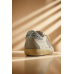 Golden Goose Super-Star Gray Silver Glitter Heel Tab