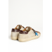 Super-Star LTD With Light Blue Star And Crocodile-Print Heel Tab